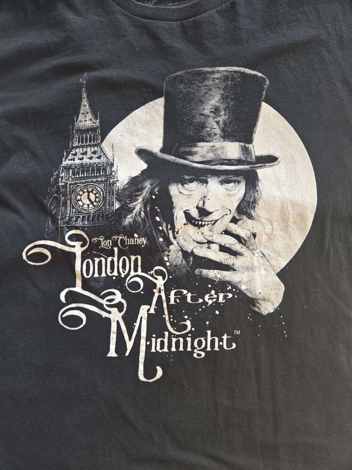 Fright Rags Lon Chaney London After Midnight T-Shirt XL Pet And Smoke Free Home gallery