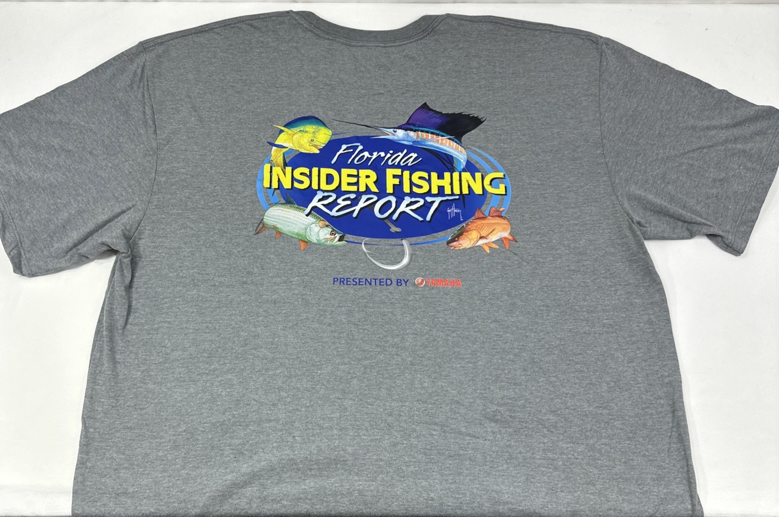 AFTCO T-Shirt Men's XL Fishing Graphic Print Florida Insider Fishing Report NEW gallery
