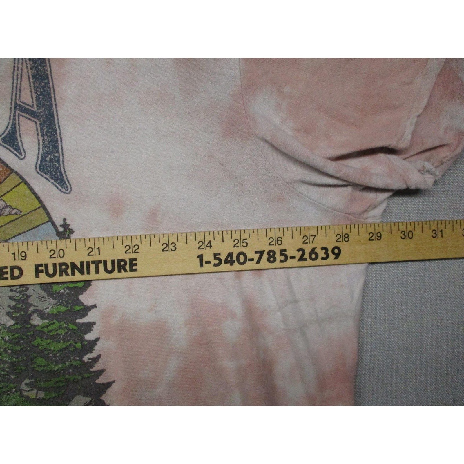 Cold Crush Pink Tie-Dye Graphic Outdoorsy Montana T-Shirt Unisex Size 3X gallery