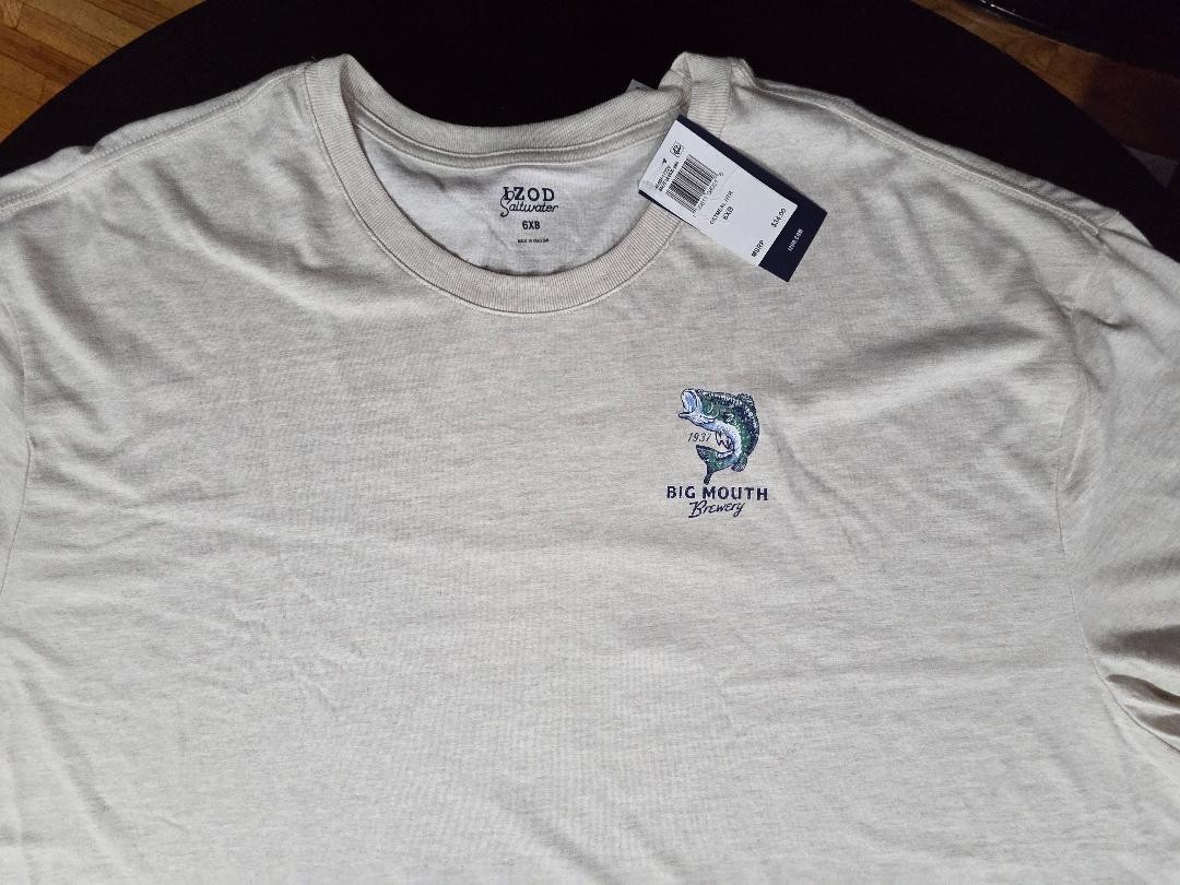 IZOD Salt Water Men's Graphic Short Sleeve Tee Shirt Sz LT,3XLT,6XB, gallery