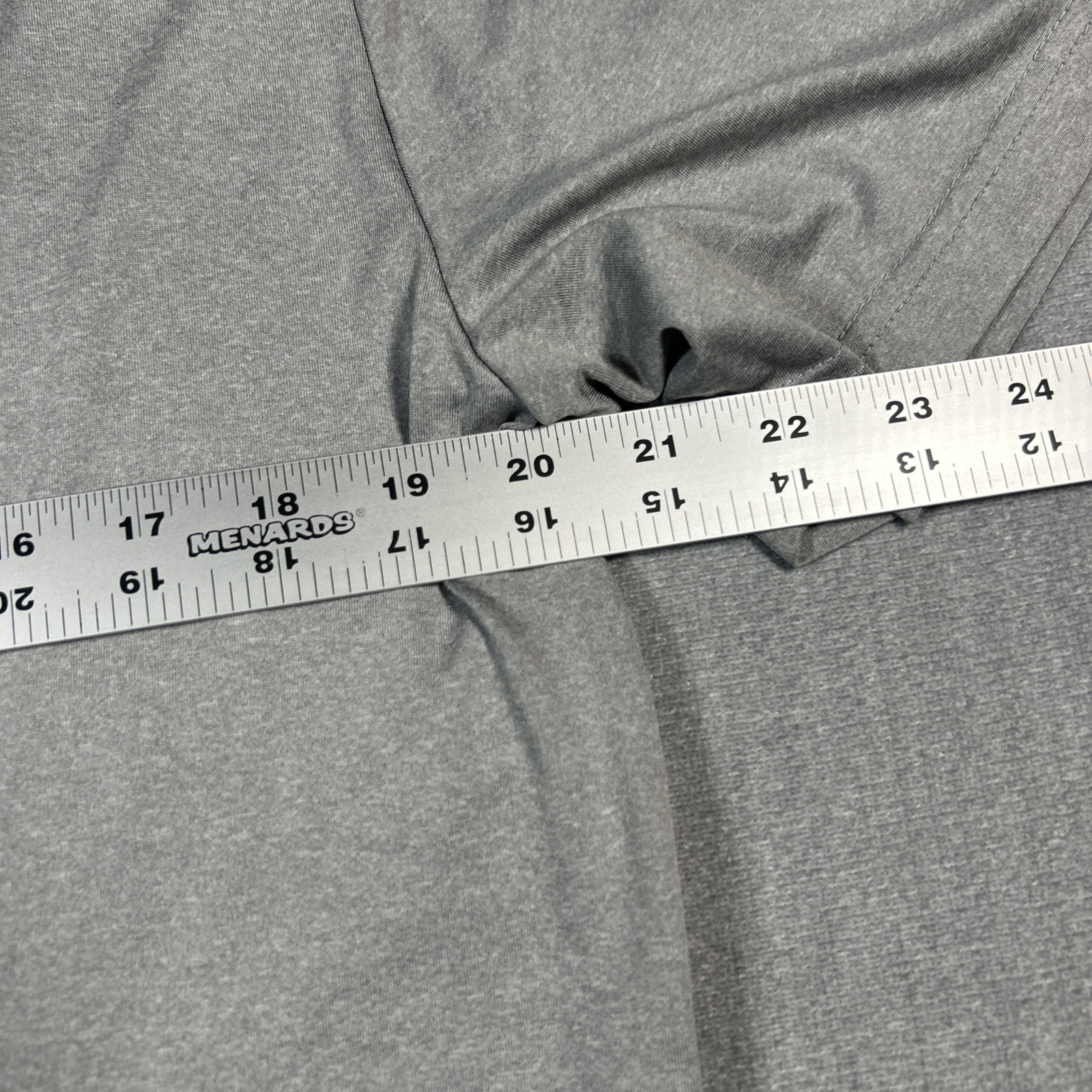 Reebok Mens Polyester Stretch T-shirt Work out Gym Medium Sport Tee Gray gallery