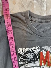 Marvel Comic Classic Character Collage Charcoal Grey T Shirt Sz L Graphic Modern