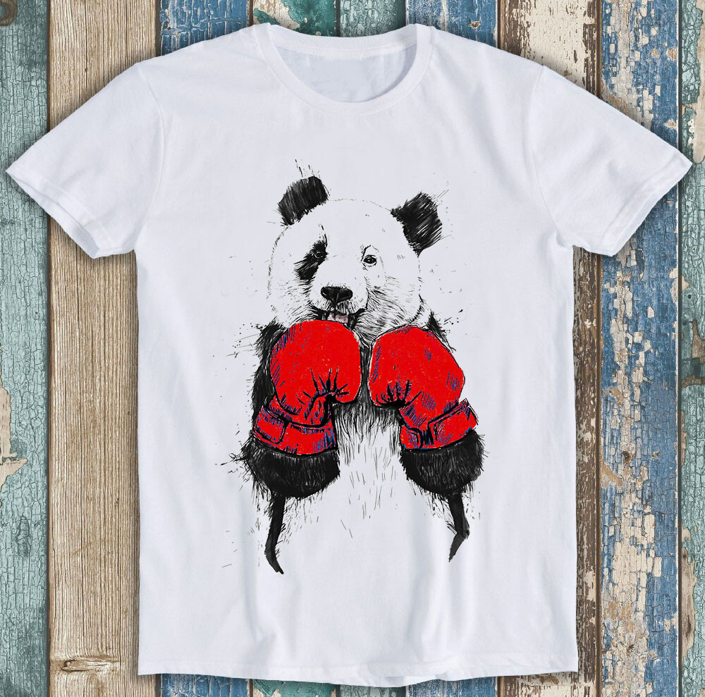 Boxing Panda Cute Sport GYM Boxer Best Seller Funny Gift Tee T Shirt M1489 gallery