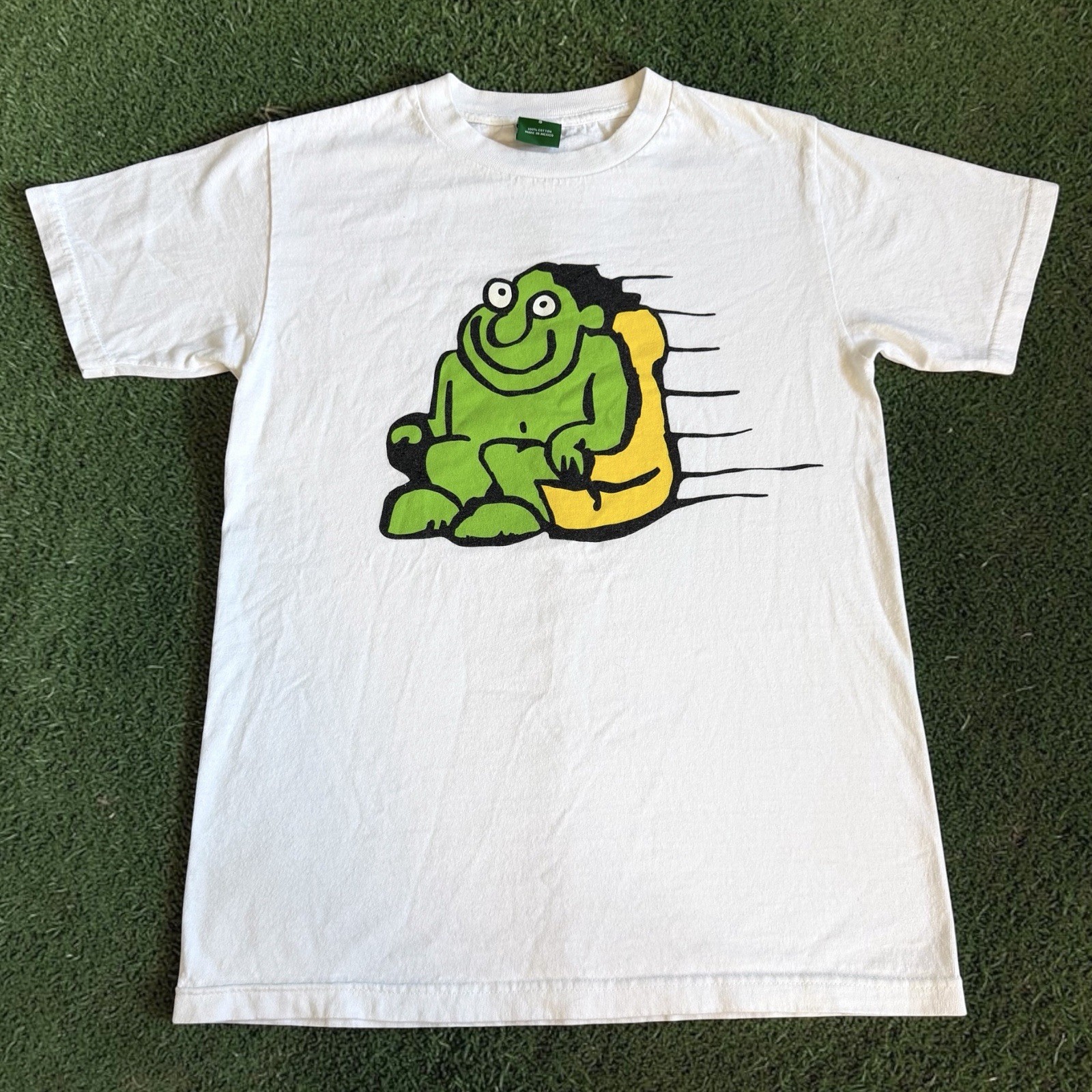 Golf Wang Fast Man T Shirt Adult Sz S White Odd Future OFWGKTA Tyler Creator