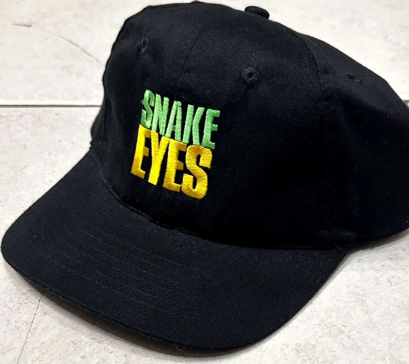 1998 Snake Eyes Nic Cage vintage StrapBack Hat Cap corrupt cop conspiracy movie