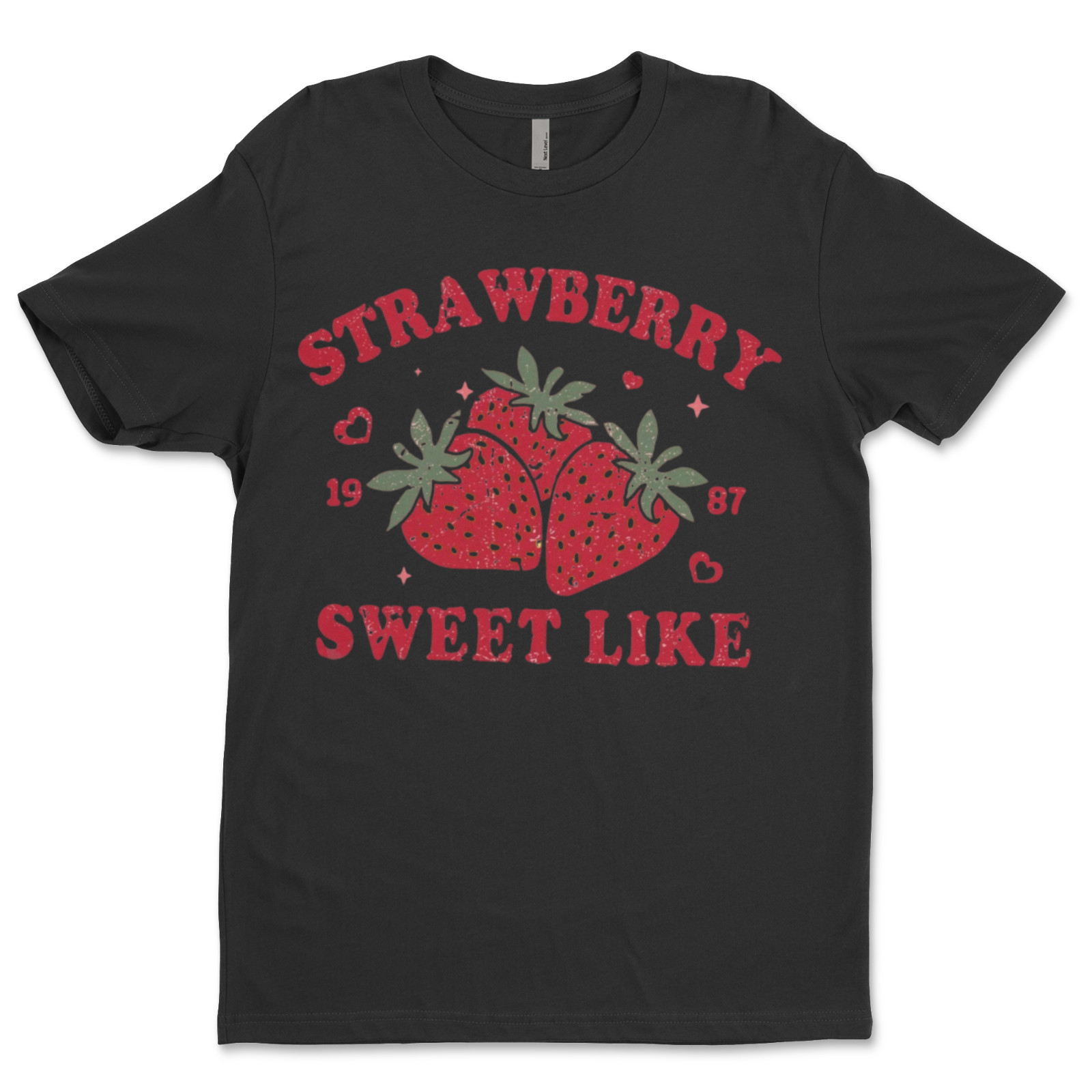 DTF Straberry/ Custom Unisex Soft Style T-Shirts, Next Level- Cotton gallery