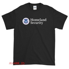 New Homeland Security Logo American Funny T Shirt USA size S-XXL