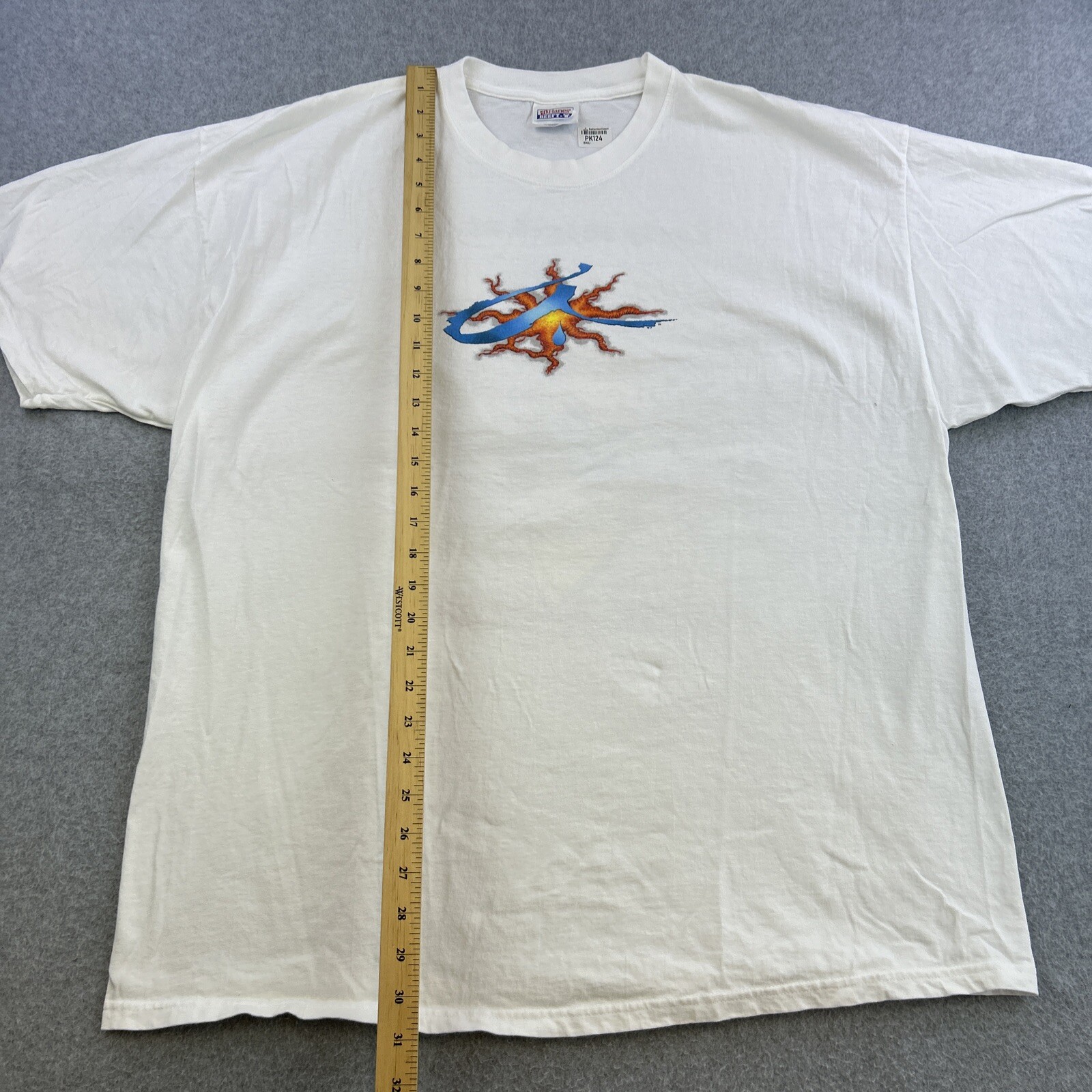 Vintage Aquatic Addiction Shirt Mens 2XL White Graphic Print Short Sleeve Adult gallery