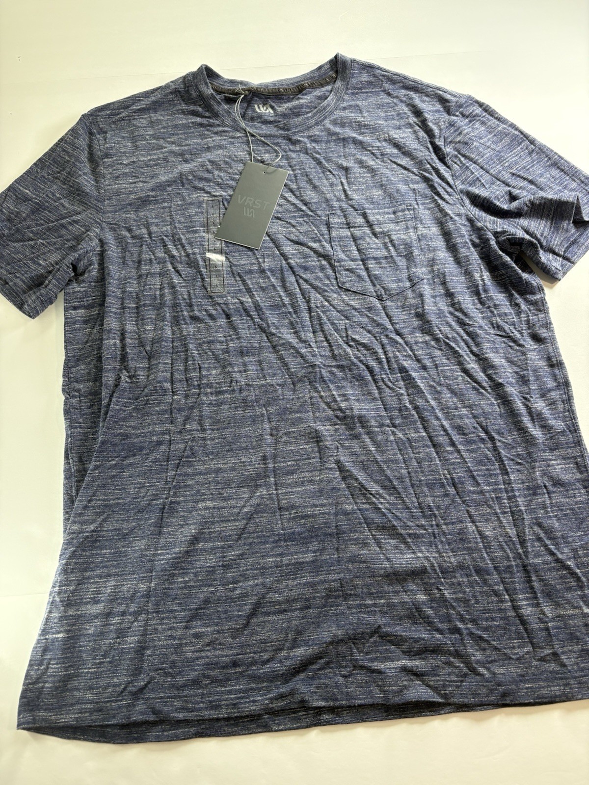 VRST Men's Large Essential Pocket Darker Ardosia Slate T-shirt NWT Breathe UVP30 gallery
