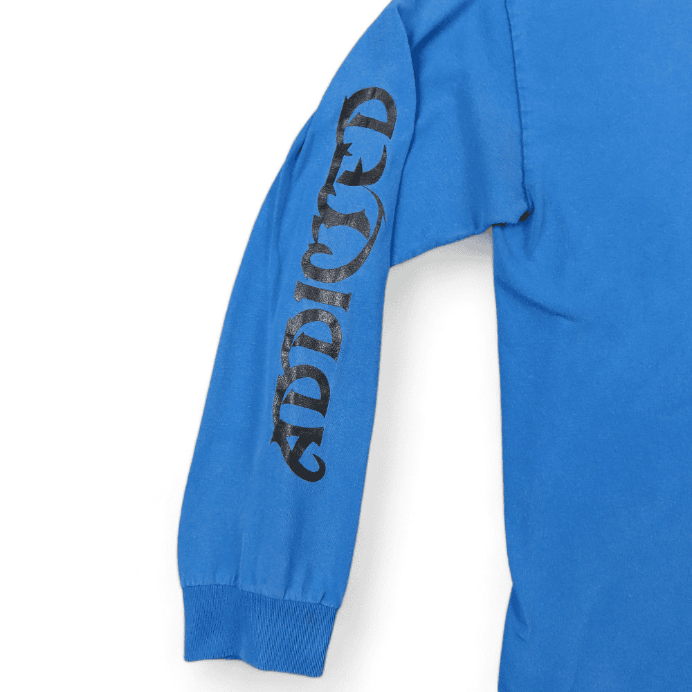 Bassaholics Shirt Adult LARGE Blue Y2K Addicted Trophy Hunters Fishing Fisherman gallery