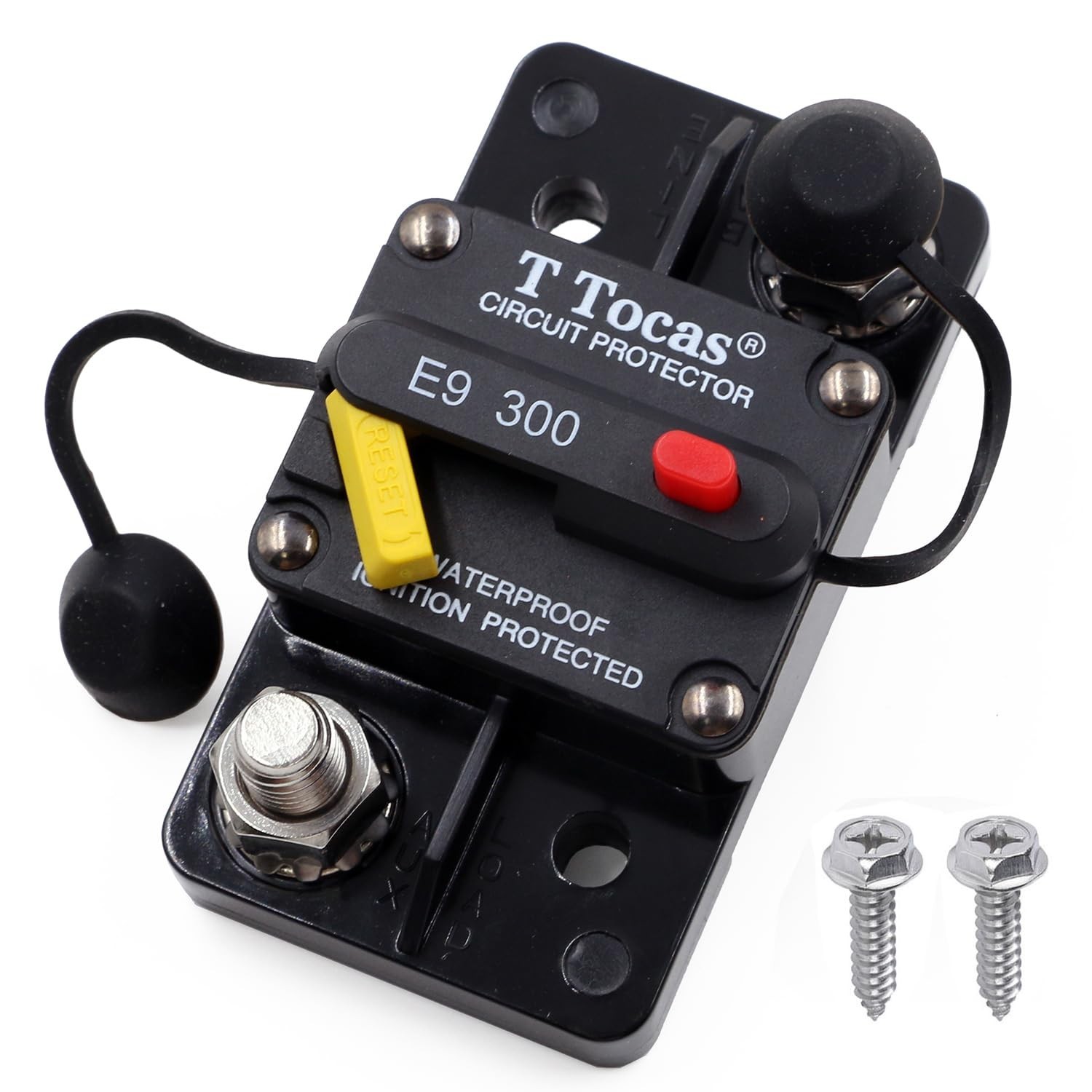 E9 300 Amp Circuit Breaker 12V – 48V DC with Manual Reset | Waterproof IP67 |…