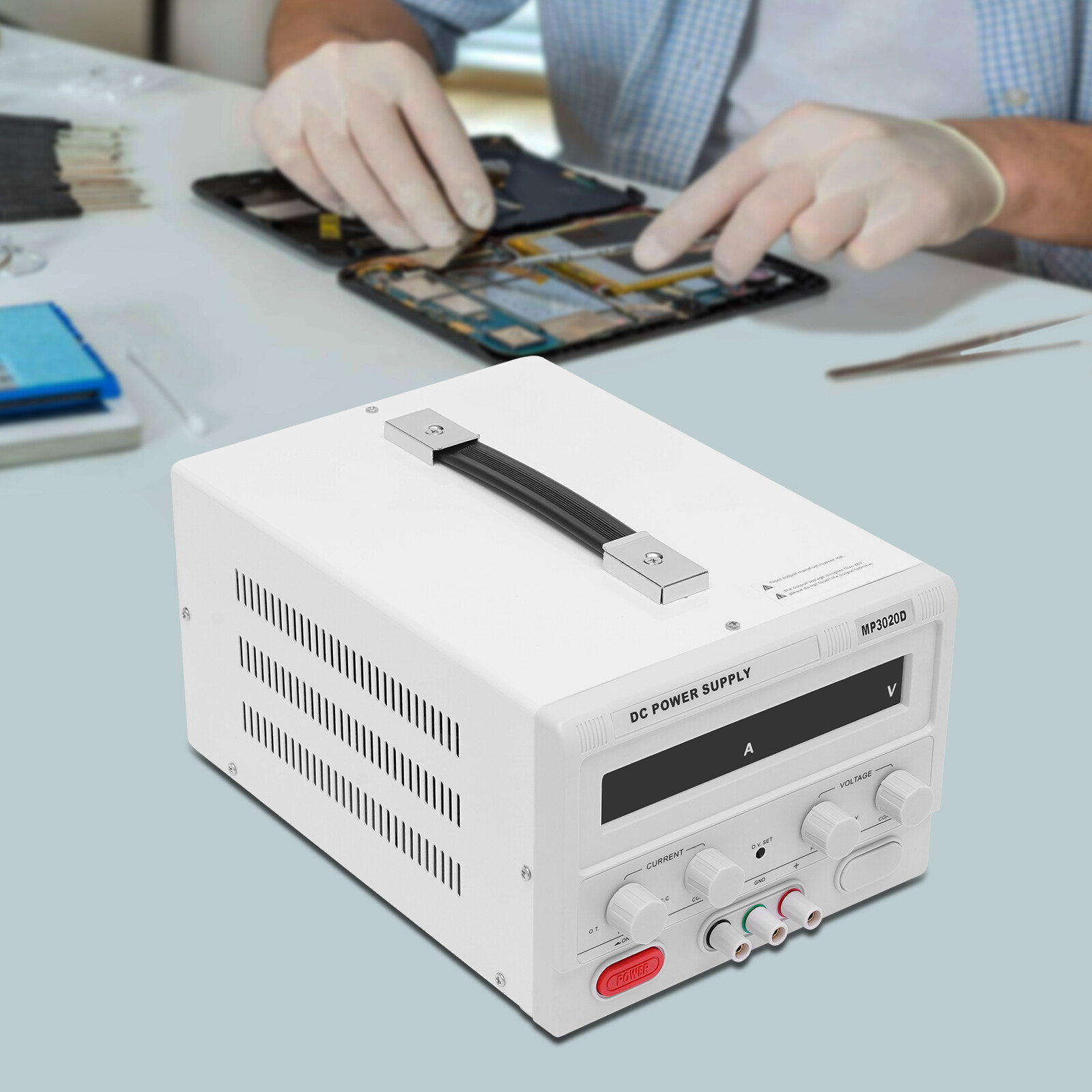 MP3020D DC Power Supply 0-32V 0-20A Adjustable with Precision Display