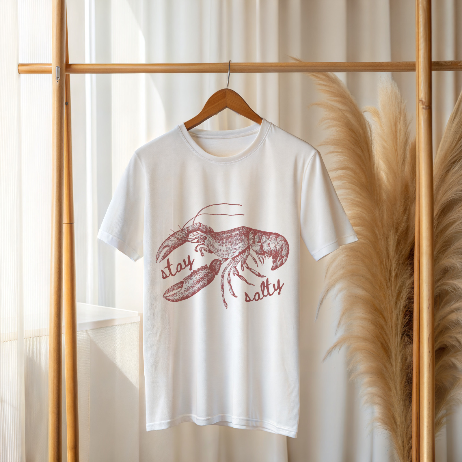Stay Salty Lobster Shirt Nautical Beach Graphic Tee Ocean Lover Coastal Gift A79 gallery
