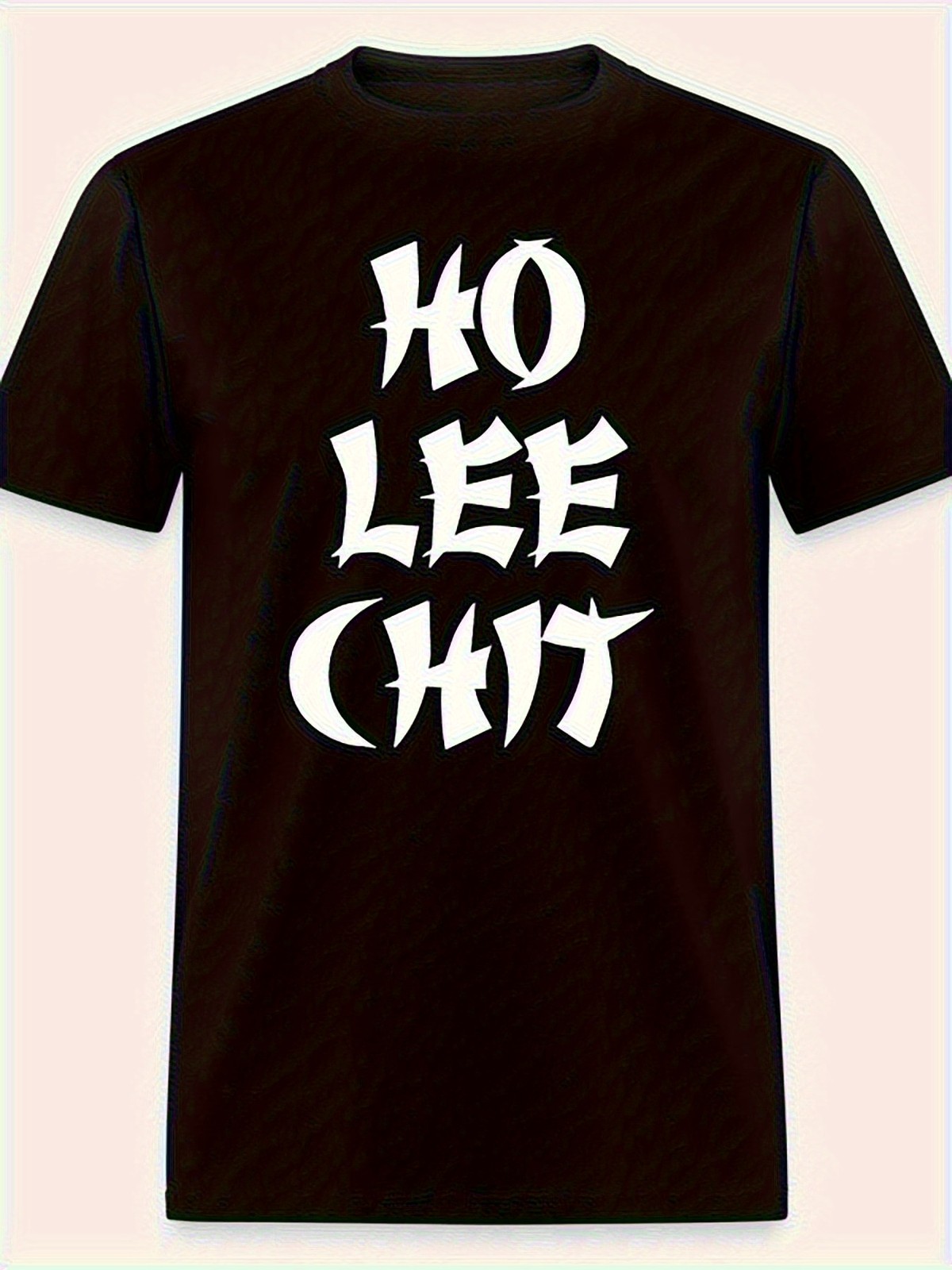 All-Season Wear Black Knit Fabric HO LEE CHIT FUNNY Dad Fathers day top bir gallery