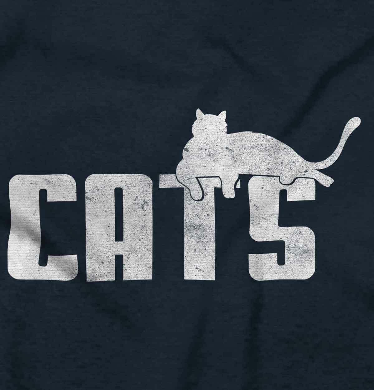 Cats Athletic Sports Classic Pet Owner Novelty Graphic Long Sleeve Tee gallery