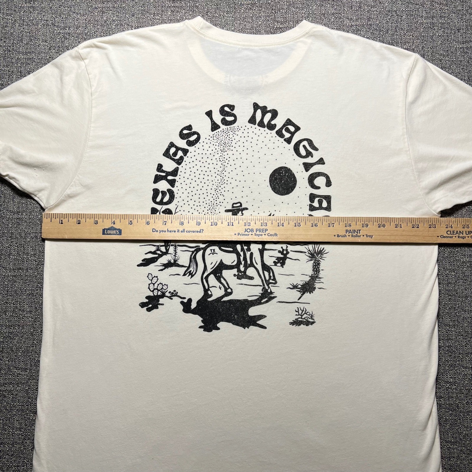 Texas Hill Country Provisions Texas Is Magical Unicorn Mens XL White T Shirt gallery