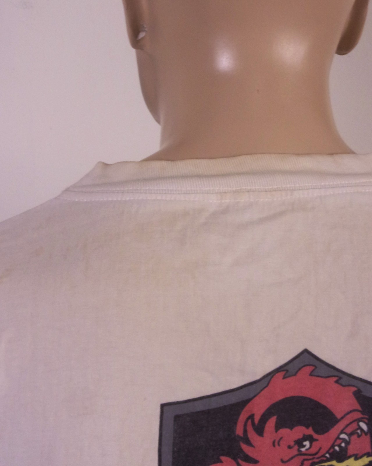 vintage 80s 90s single stitch 100 Proof Original Fire Water T-Shirt Dragon SZ M gallery