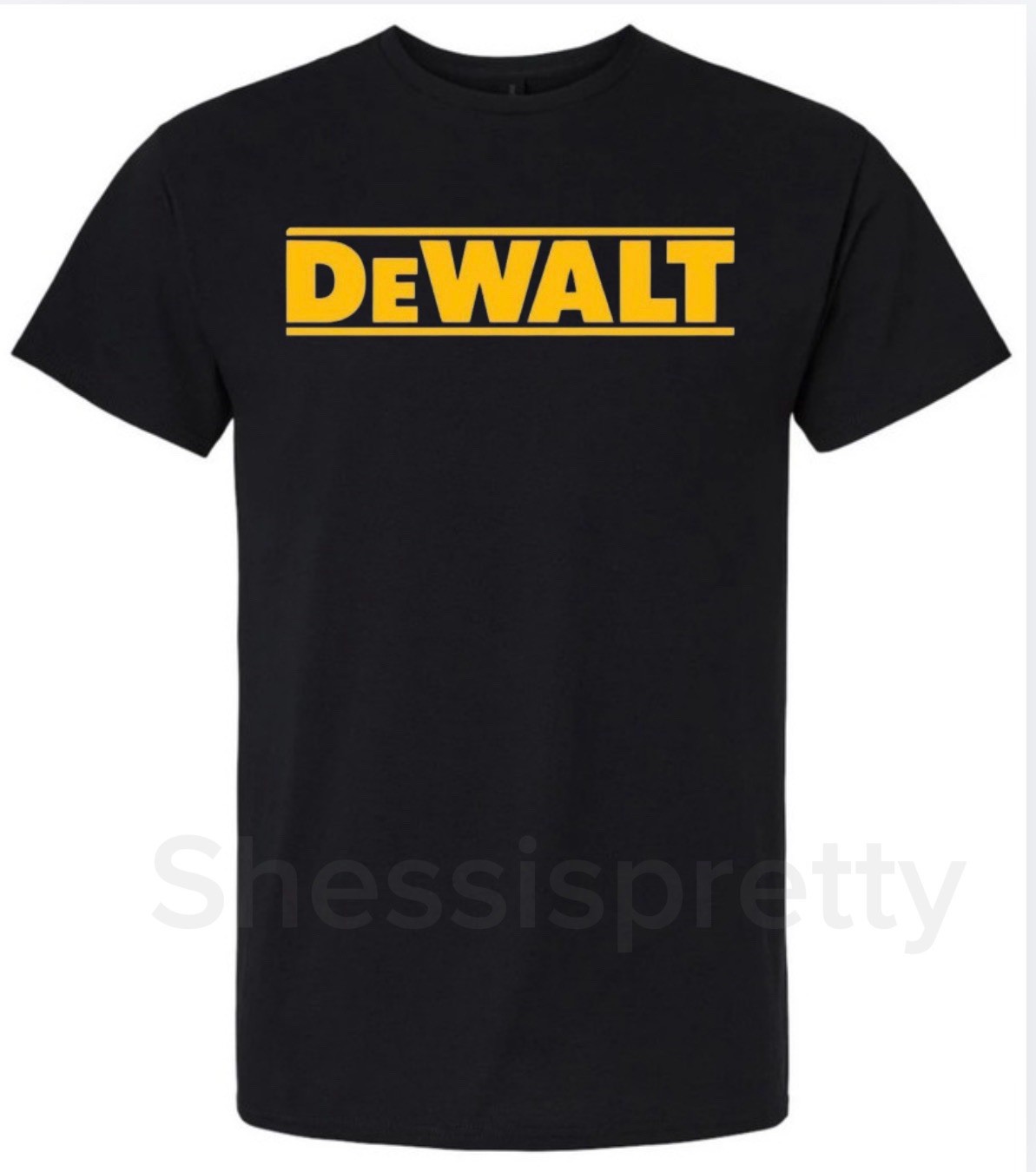 DeWALT Men's T-Shirt – 100% Cotton, Heavy-Duty Work Shirt with Logo gallery
