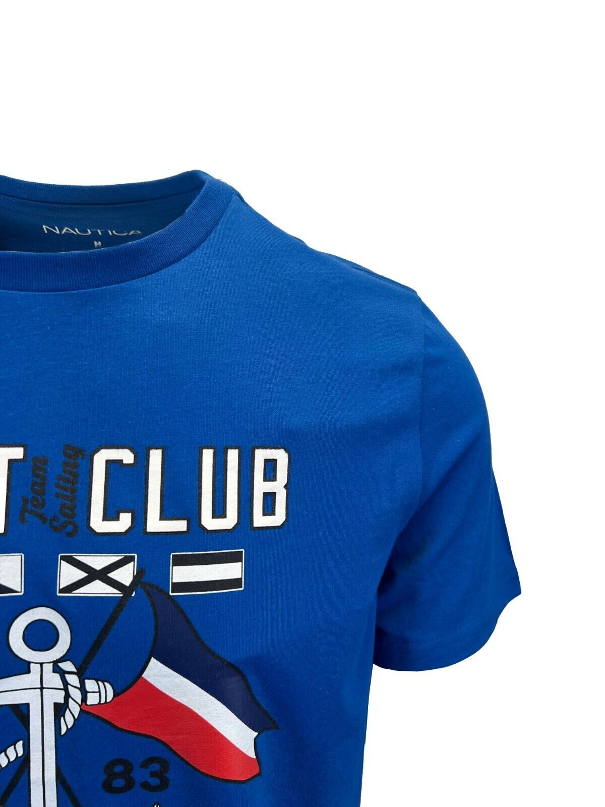Nautica Men's Blue T-Shirt Yacht Club Graphic Tee (S08) gallery