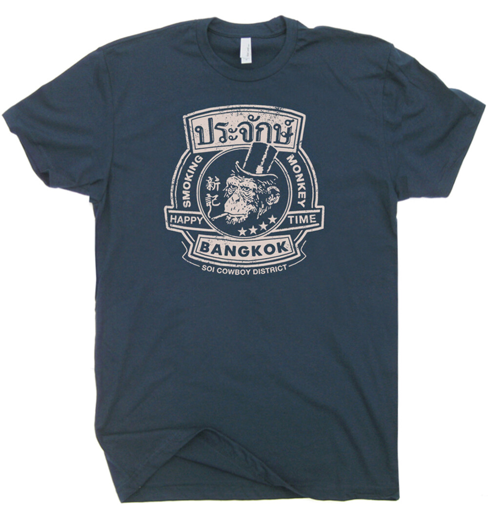 Smoking Monkey Bar T Shirt Bangkok Thailand Famous Pub The Hangover Cool Movie gallery