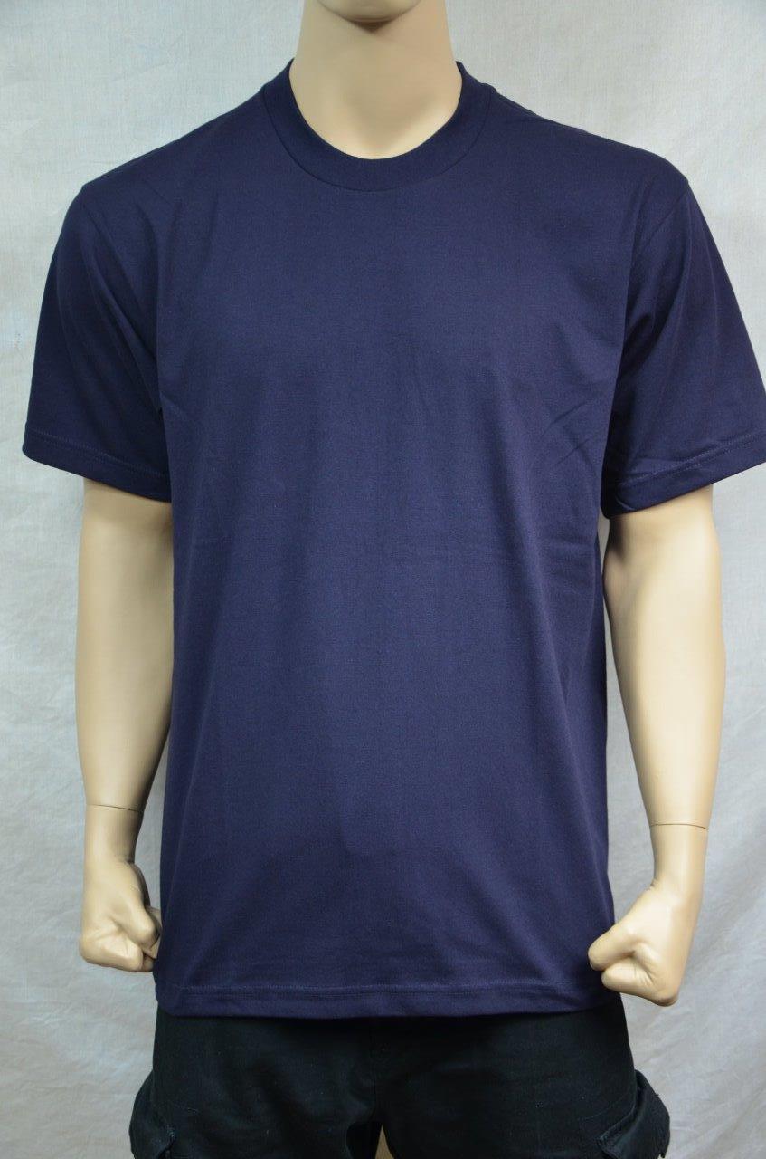 1 NEW PRO5 SUPER HEAVY WEIGHT T-SHIRT NAVY BLUE TEE PLAIN BLANK COTTON S-7XL