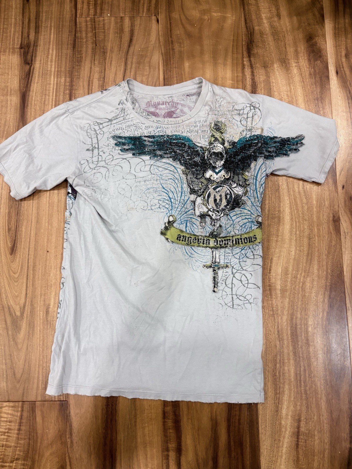 Size S No Stains True to Size 100% Cotton T-Shirt Short Sleeve White Crewneck