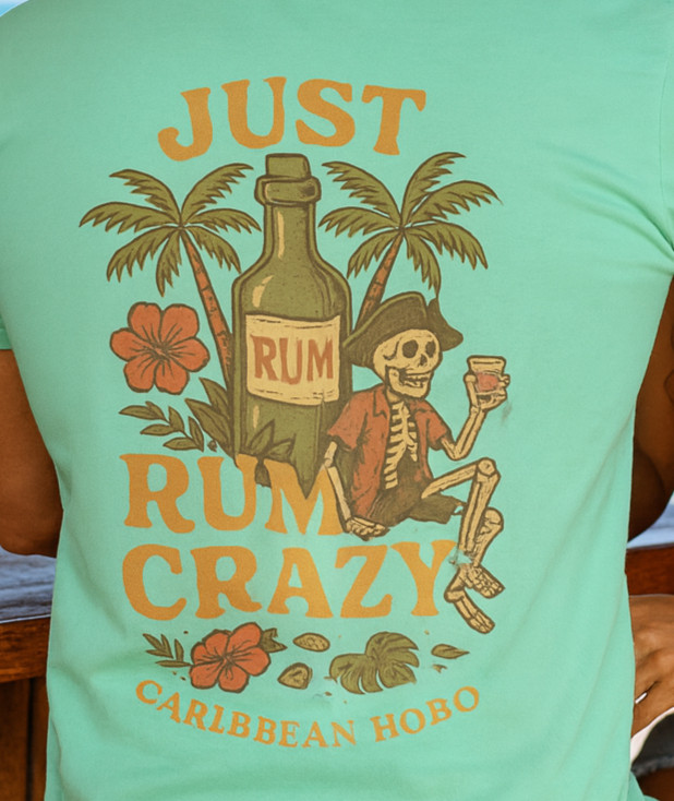Caribbean Hobo just rum crazy T-shirt key west island Florida Rum Havana relax gallery