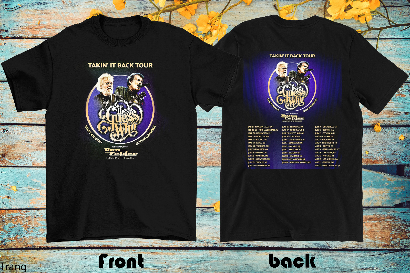 2 Sides 20 26 Takin It Back Tour The Guess Who Shirt Unisex S-5XL EM1519 gallery