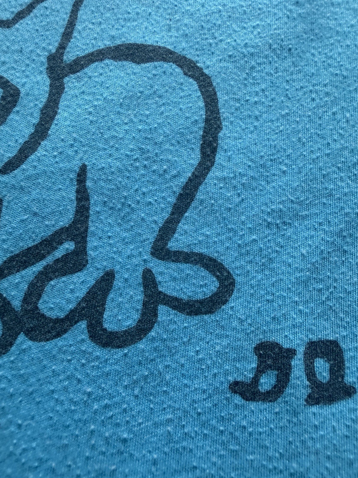 VTG Daniel Johnston hi how are you album nirvana Kurt cobain graphic shirt Blue gallery