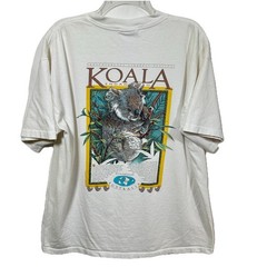 Vintage Endangered Koala Single Stitch T-Shirt Earth Home 90’s Tee Australia XL
