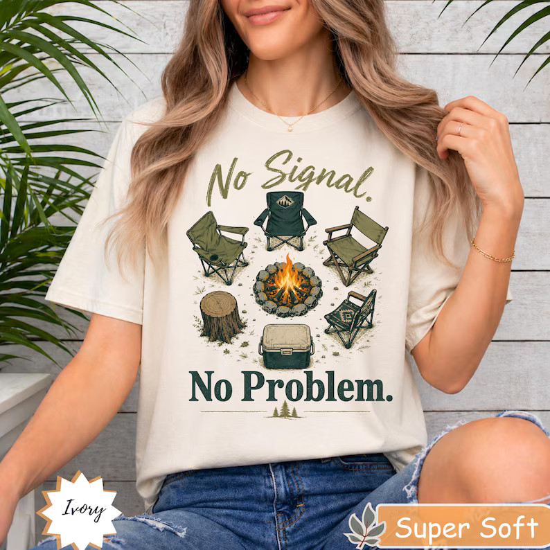 Family Camping Outdoor Adventure Gift Gildan Tee Shirt gallery