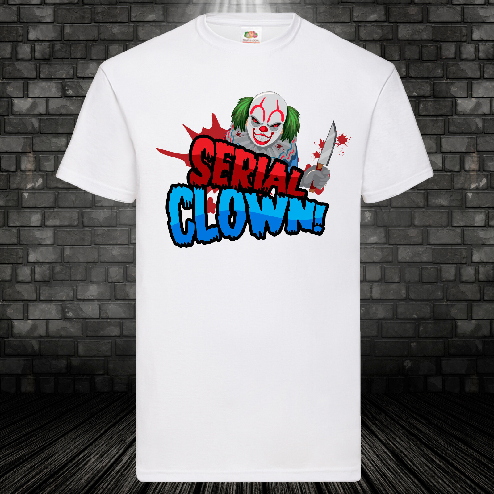 Halloween T-Shirt Serial Clown Nightmare Shirt Fun Fun Party Celebrations Mens gallery