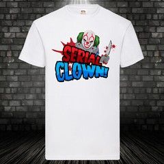 Halloween T-Shirt Serial Clown Nightmare Shirt Fun Fun Party Celebrations Mens