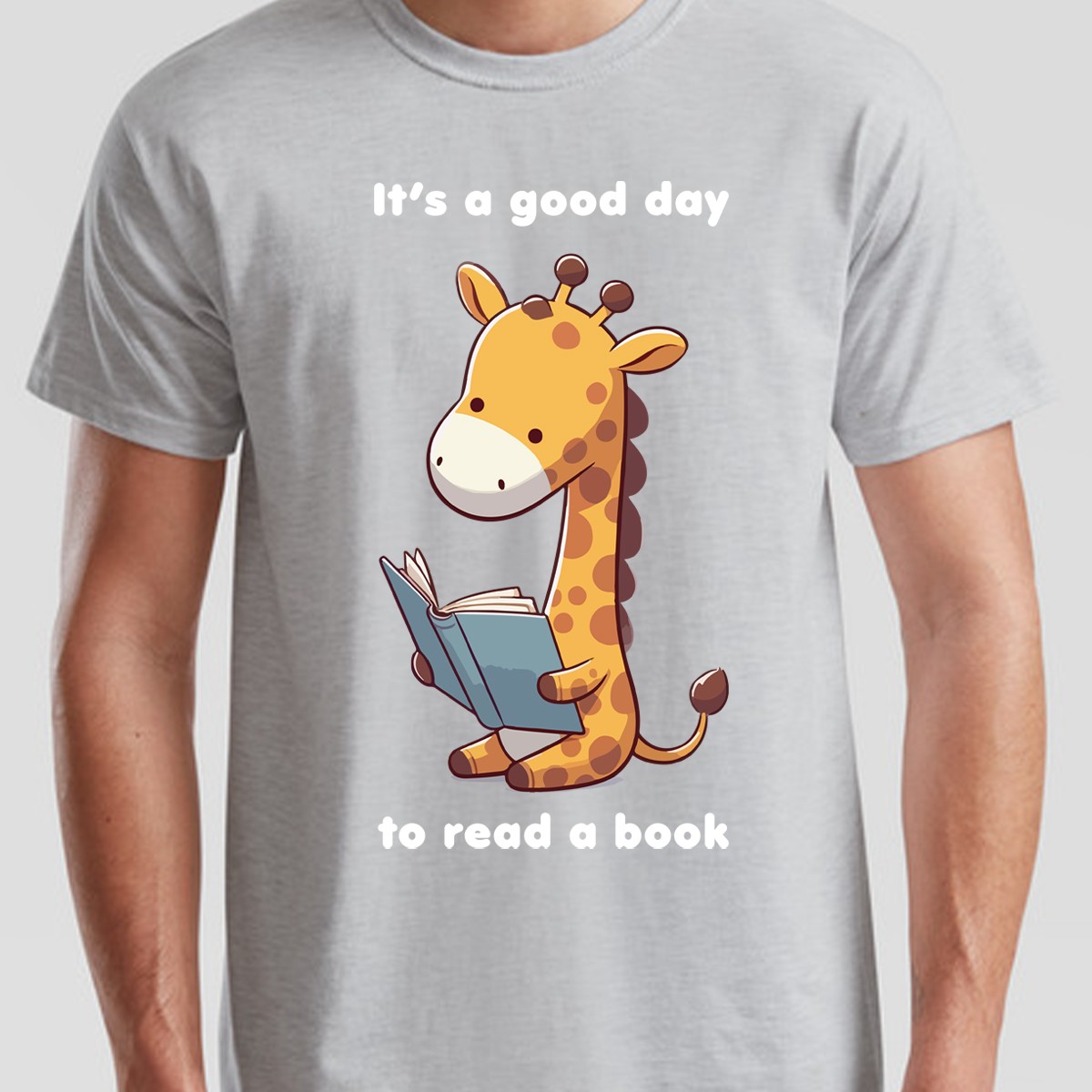 World Book Day Giraffe Reading Mens Womens T Shirt It Is a Good to Read a Book gallery