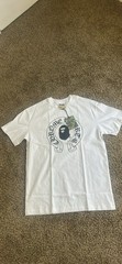 A Bathing Ape BAPE Baby Milo White Graphic Logo Crew Neck T-Shirt Men’s M