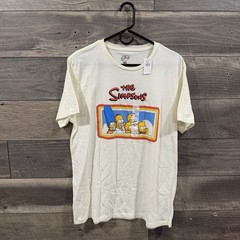 The Simpsons T-Shirt Clouds Large Off White Tee New With Tags