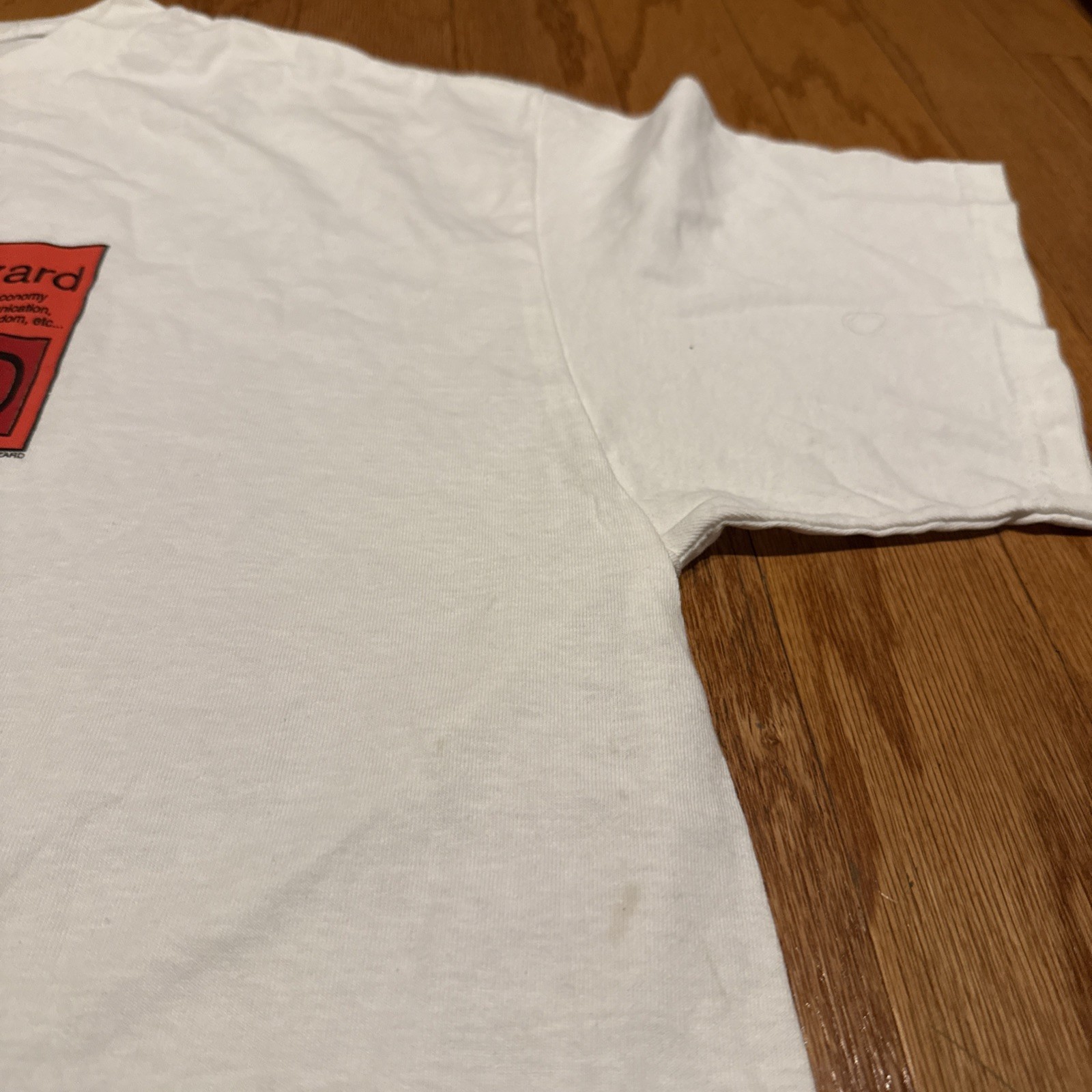 Vintage Biohazard Shirt Mens XL 2002 Graphic Delta Pro Weight White Graphic gallery