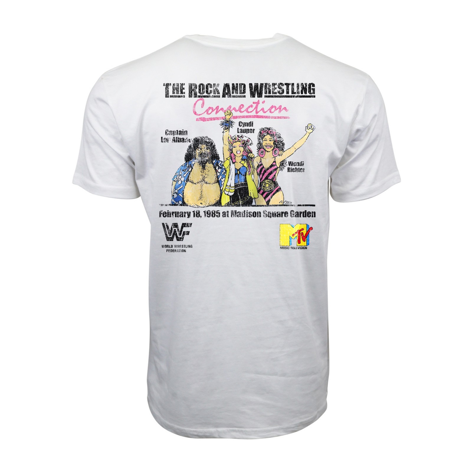 THE WAR TO SETTLE THE SCORE WHITE GRAPHIC HOGAN VS PIPER T-SHIRT gallery