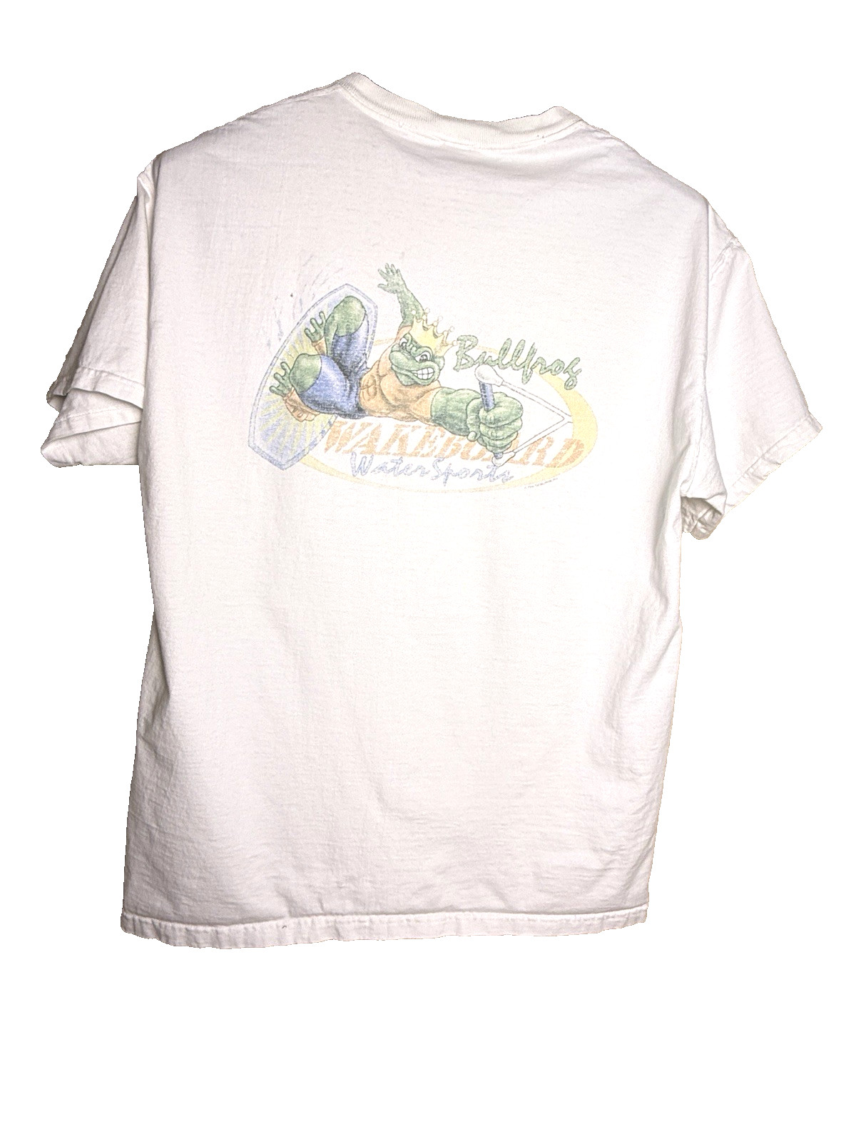 Vintage Y2K Bullfrog Wakeboard Watersports T Shirt XL Frog Graphic Tee