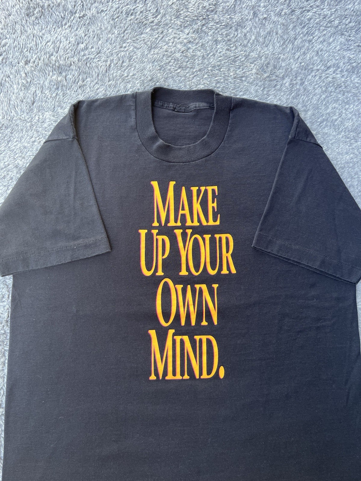 Commodore Amiga Make Up Your Own Mind Graphic T-Shirt Men’s XL Black Cotton gallery