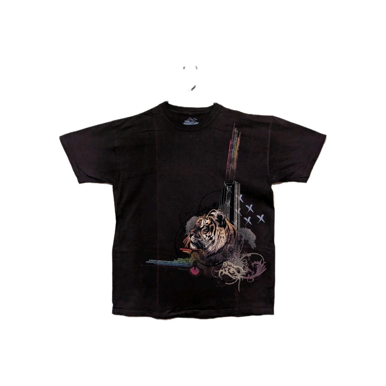 The Mountain Men's T-shirt Brown Bengal Tiger Retired Logo XL #1844 NWOT gallery