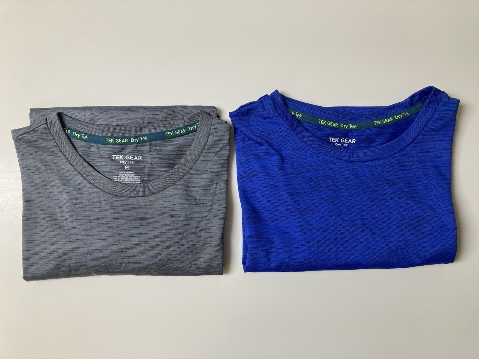 Men’s T-Shirts Tek Gear Dry Tek Size M Lot of 2 Short Sleeve Tee Shirts MB+G