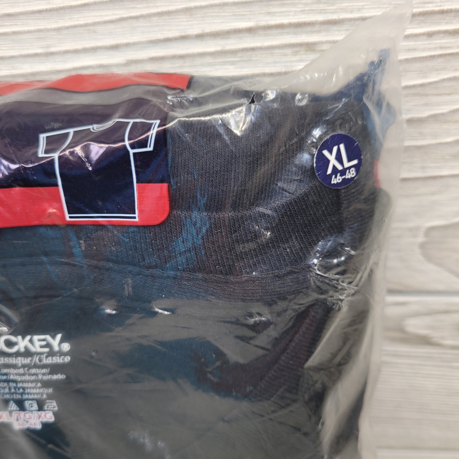Jockey Classic 3 Pk Mens Crew Neck Modern Fit T Shirts XL 46-48 Black Cotton New gallery