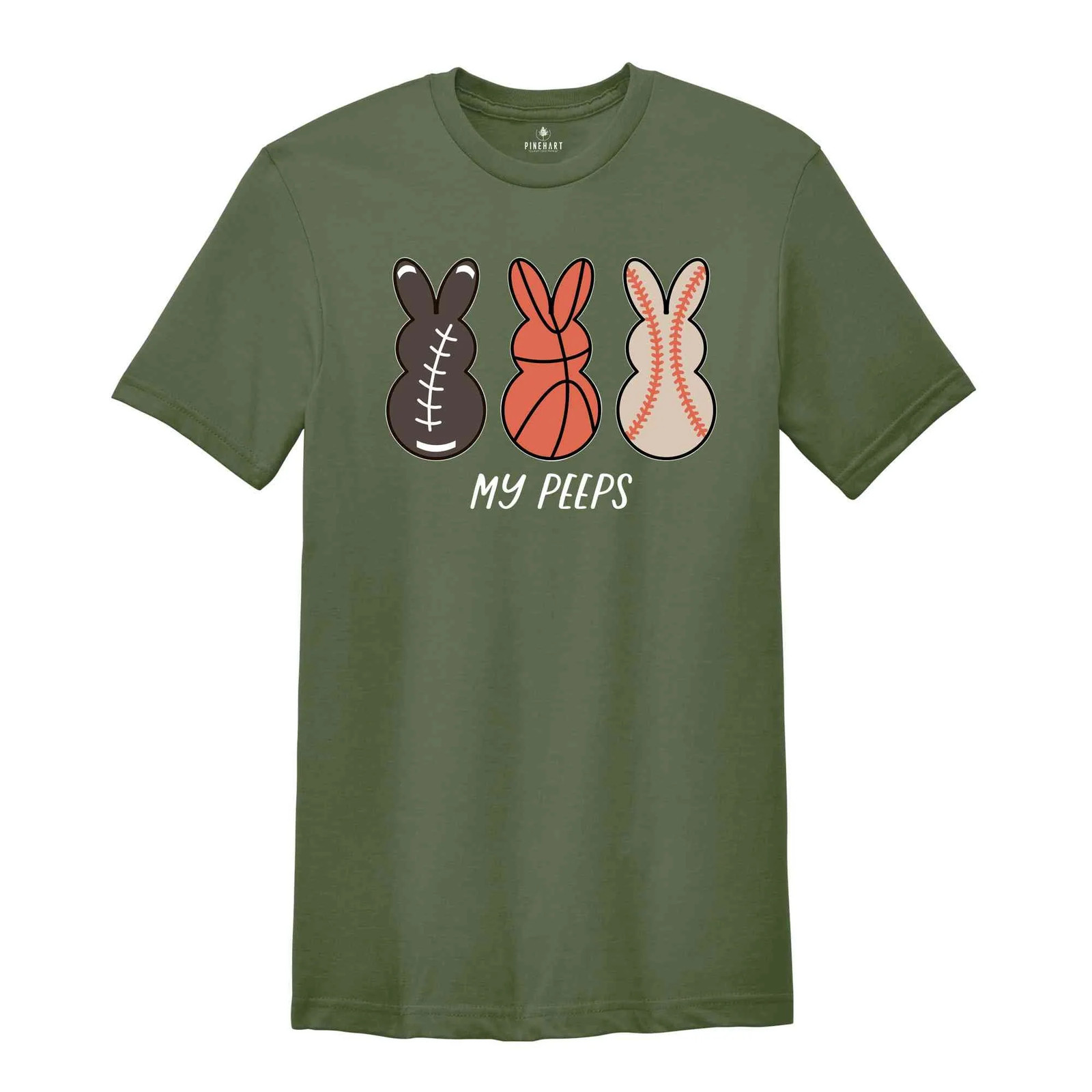 Easter Peeps Sports Shirt, My Peeps Shirt, Soccer Ball Easter Shirt, Basketball