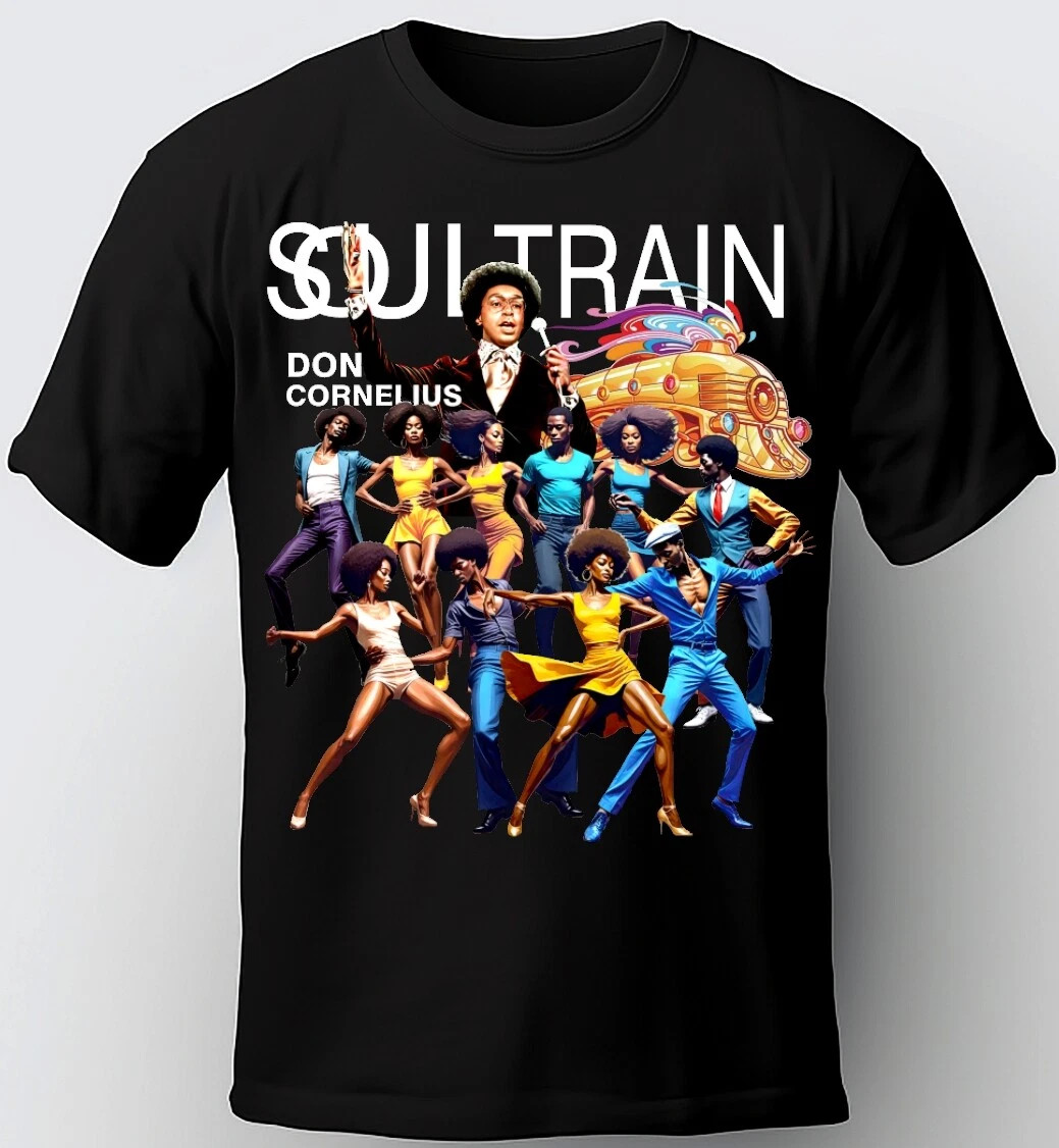 Marvin Gaye SOUL TRAIN BLACK T Shirt bLACK Cotton Unisex S-5XL 1H1240 gallery
