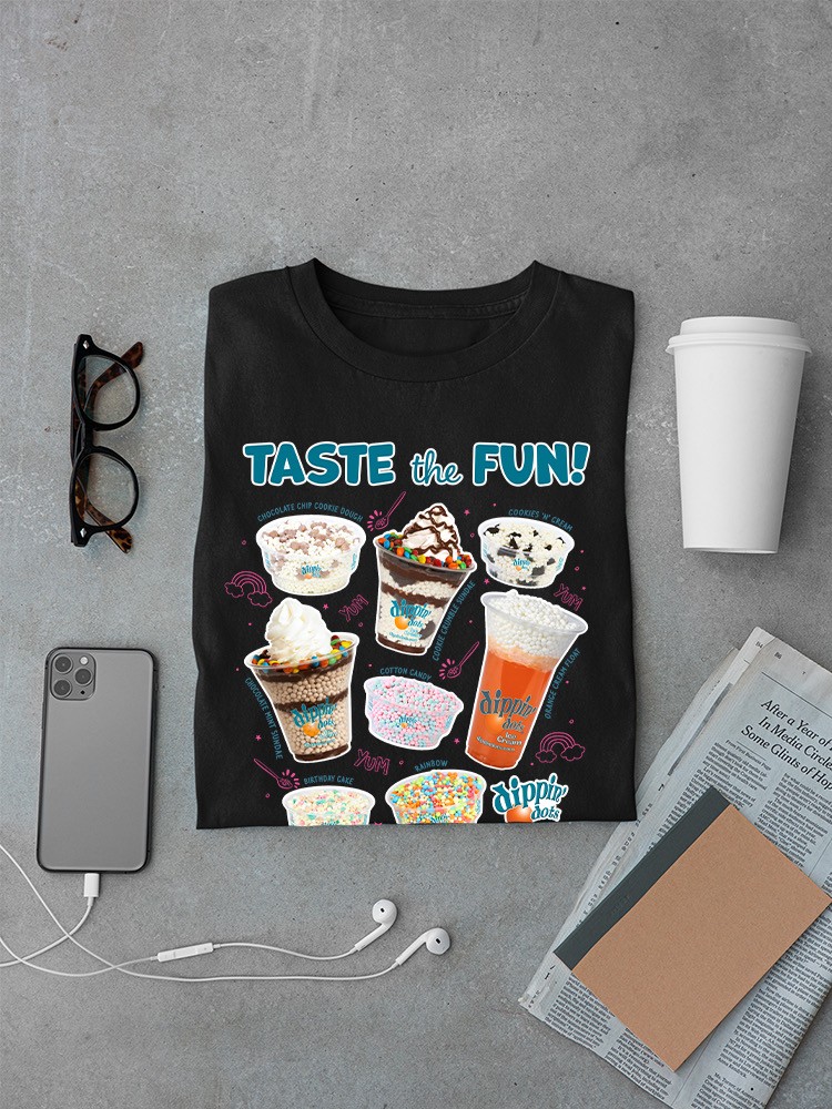 Dippin' Dots Variety Tee - Ice Cream Flavors Graphic Men's T-shirt gallery