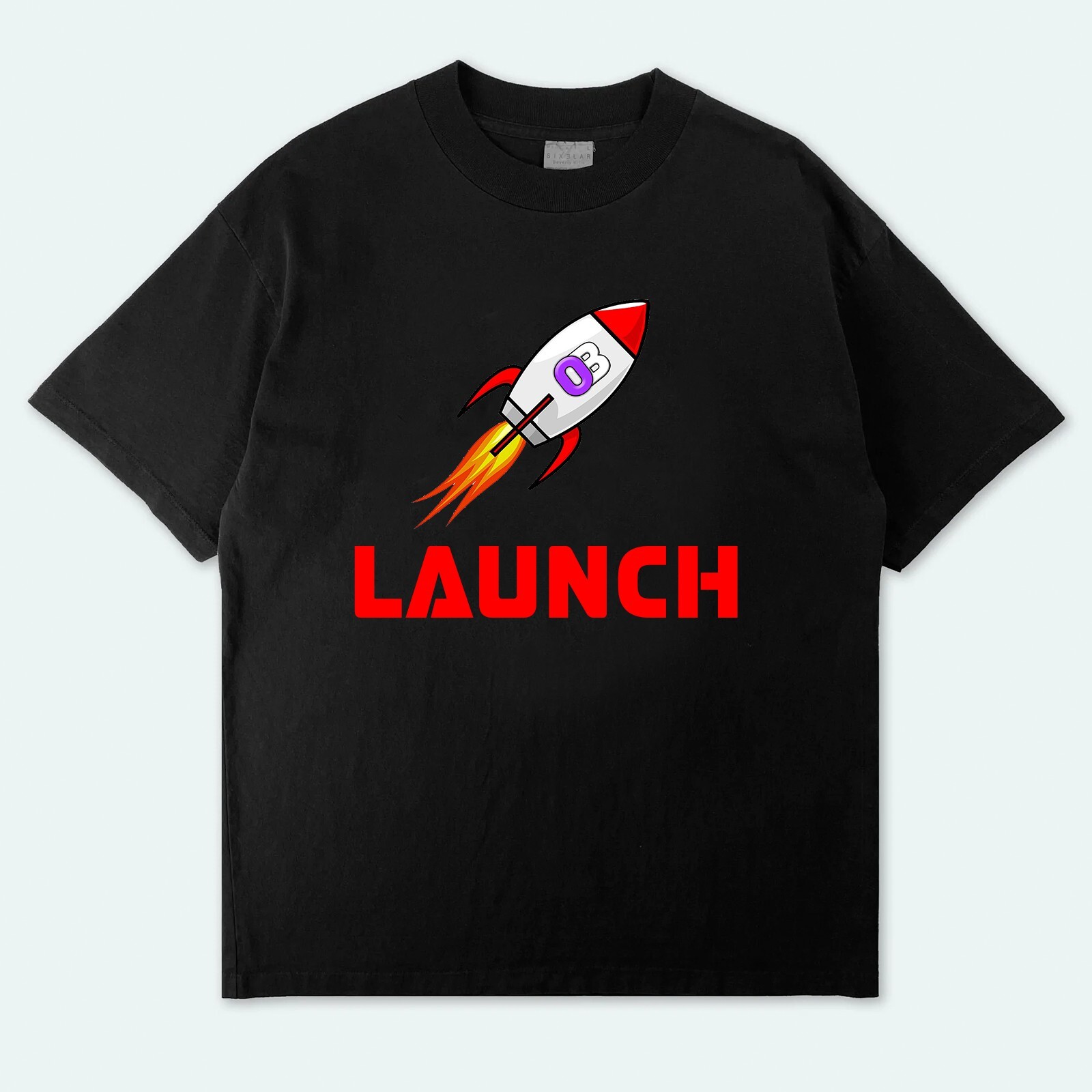 “OB LAUNCH-PACK” (BLACK) TEE SHIRT – LIMITED EDITION