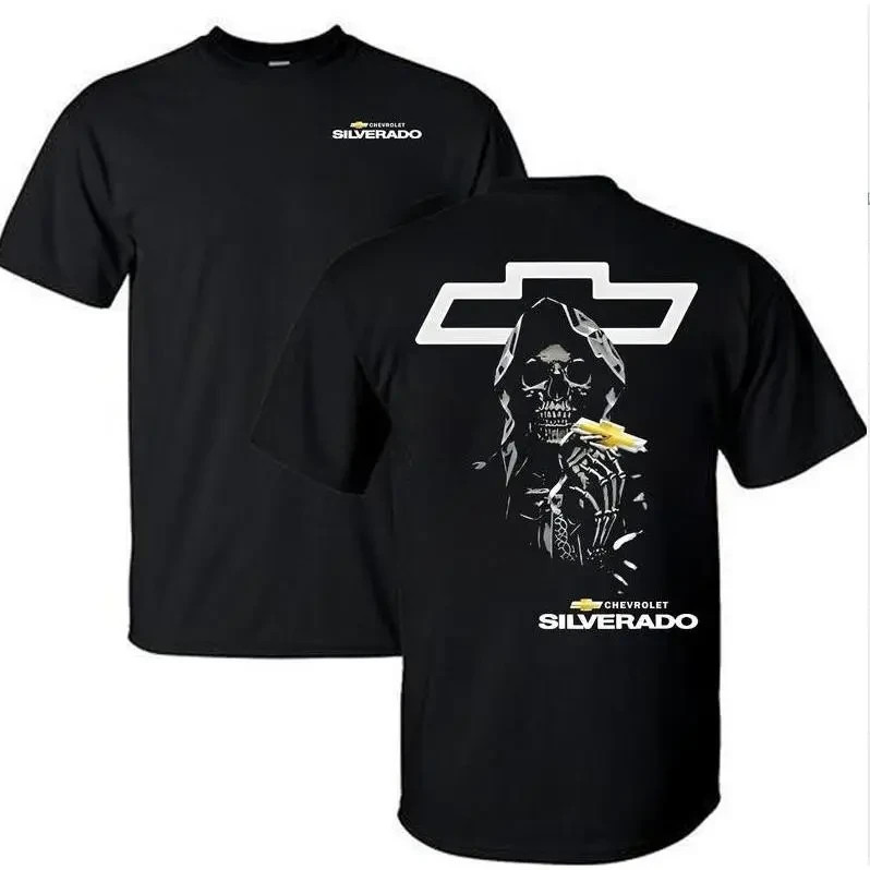 Graphic tee Chevrolet Silverado Reaper T-Shirt–Racing Style Cotton Short Sleeve