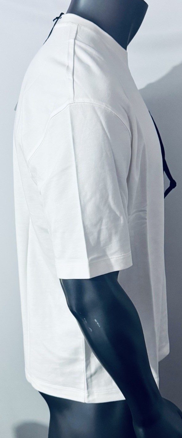 New Armani Exchange Men's Crew Neck Zipper Short Sleeve Logo Shirt gallery