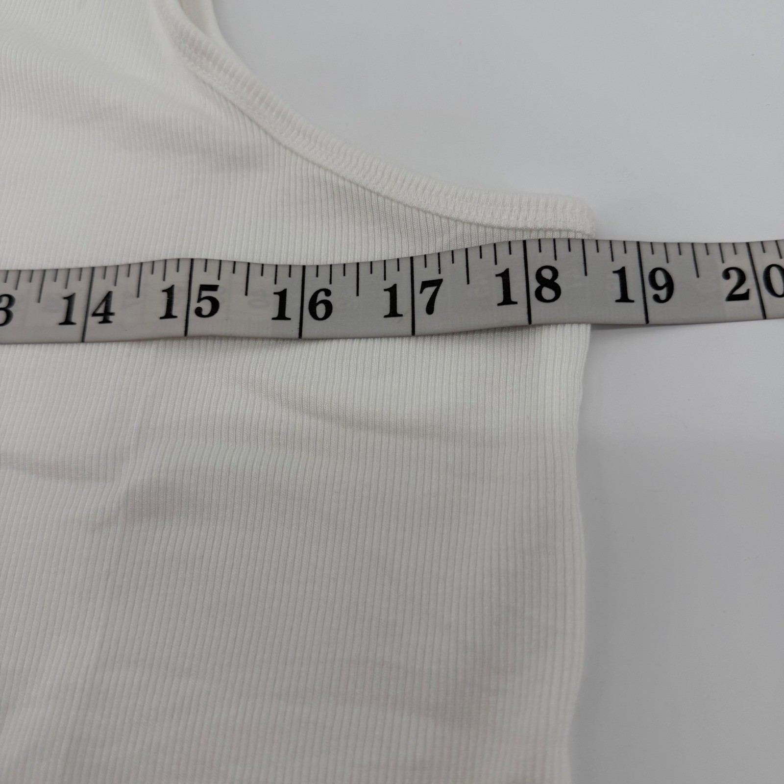 Todd Snyder Tank Top Mens L White Ribbed Tank Top KN1270422 Pima Cotton Modal gallery